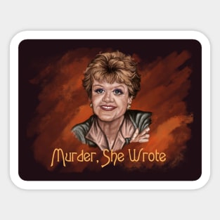 Murder, She Wrote Sticker